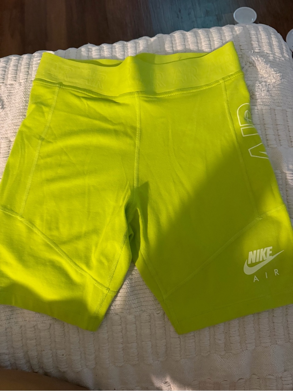 Nike Women's Bright Lime Performance Bike Shorts